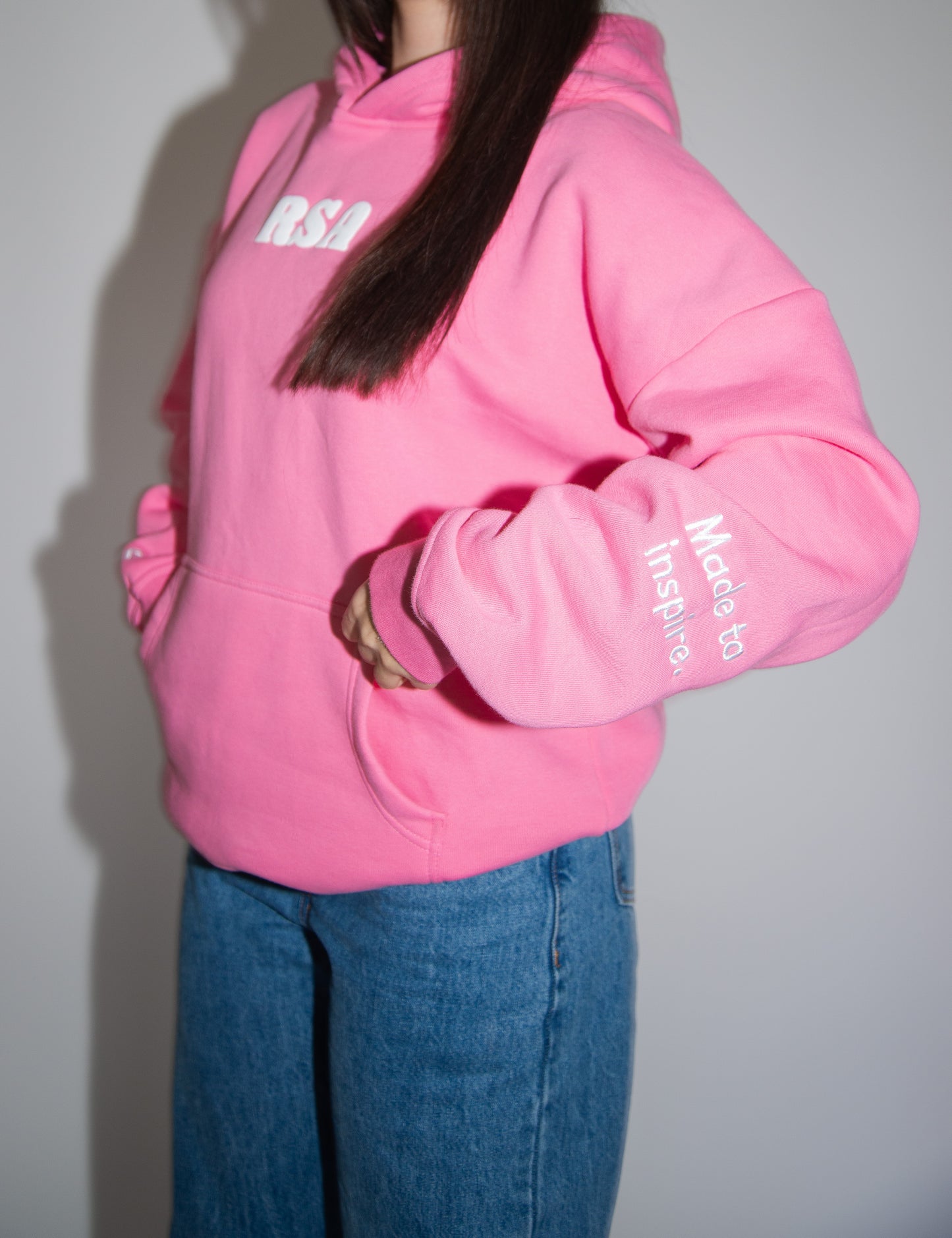 You Are Stronger Hoodie-Pink